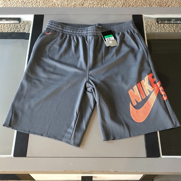 nike sb shorts grey